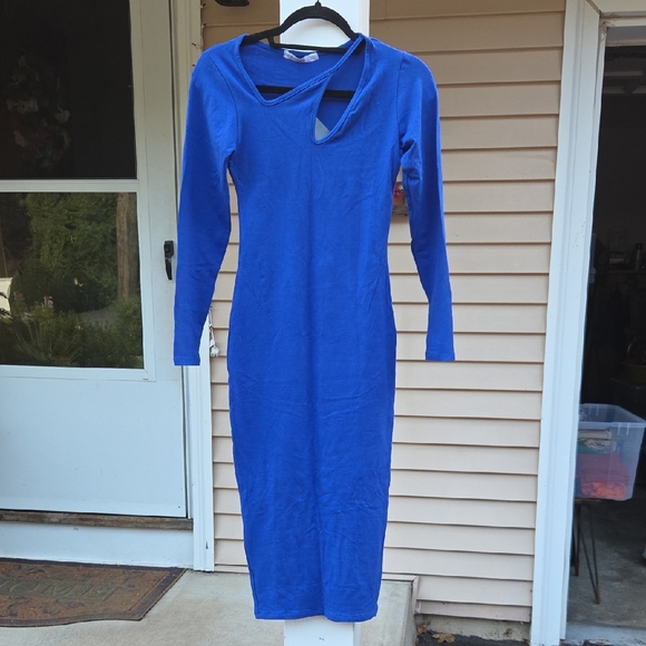 NWT Rebdolls Long Sleeve Bodycon Dress - Picture 1 of 6